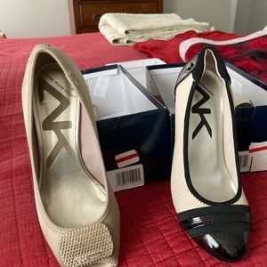 Two Pairs of Ladies shoes, size 5.5.